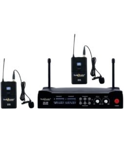 Black Modern Studiomaster Wireless Microphone XR80