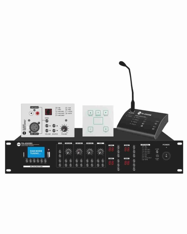 CMX-PA-4500MX 4 Zone Mixer Amplifier CMX-PA-4500MX 4 Zone Mixer Amplifier