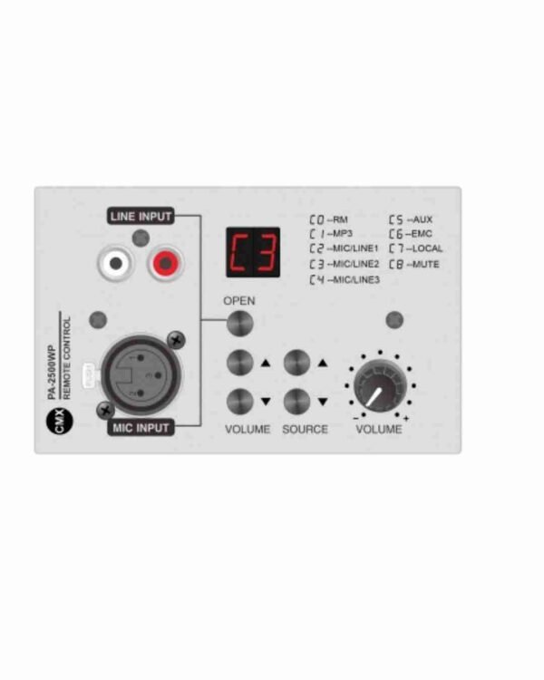 CMX-Remote Control Panel PA-4500WP