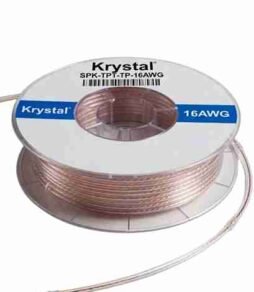 Krystal SPK‑TPT‑TP‑16AWG Transparent Speaker Cable